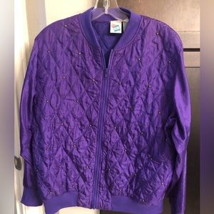 💜Vintage Purple Zip-up Jacket💜